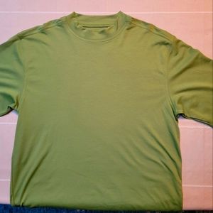 Large green dress tee shirt
